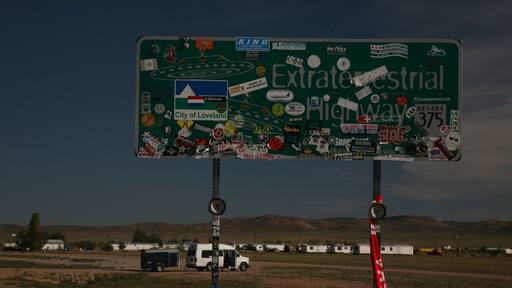 A town called Rachel , along Nevada highway 375, "The Extra Terrestrial Highway".
It's proximity to Area 51, makes it a popular
destination, for UFO buffs.
#OnTheRoad,