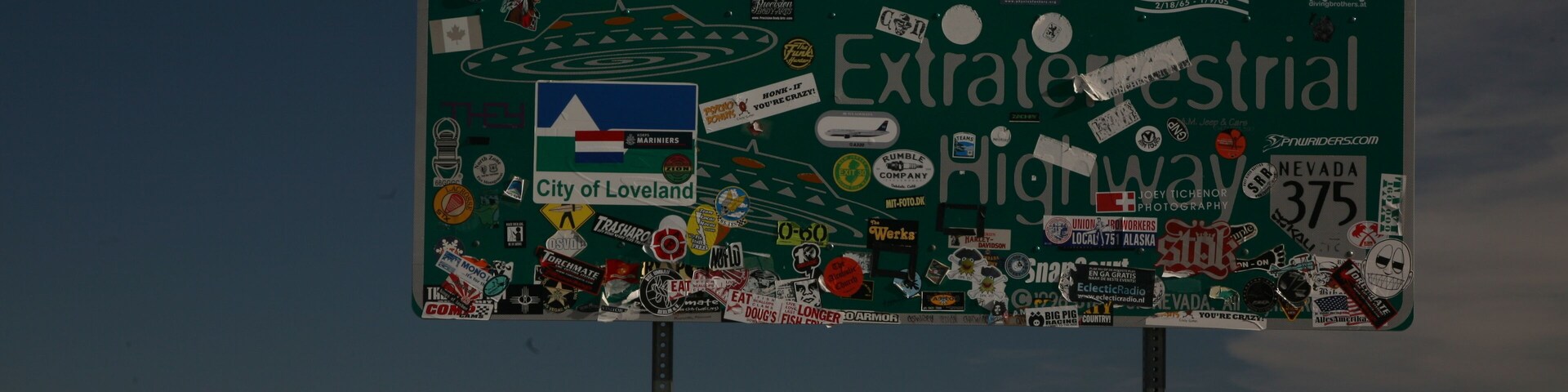 A town called Rachel , along Nevada highway 375, "The Extra Terrestrial Highway".
It's proximity to Area 51, makes it a popular
destination, for UFO buffs.
#OnTheRoad,