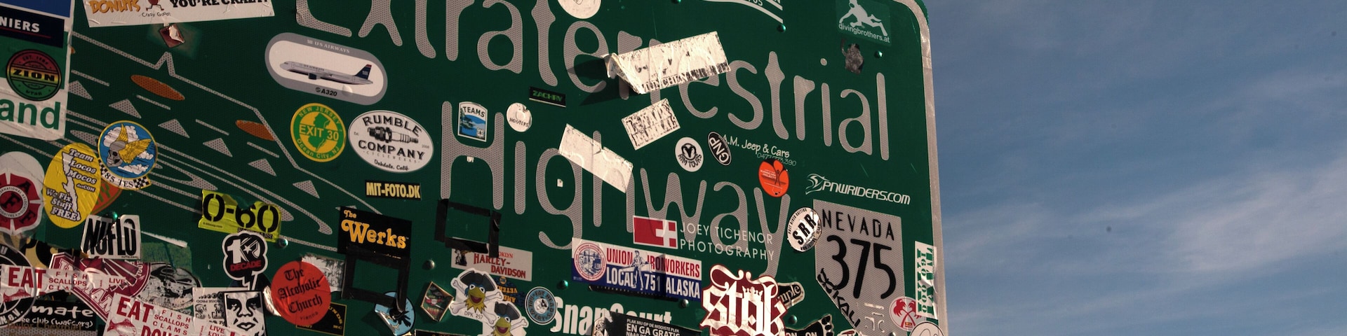 A road sign at Rachel Nevada.
On Highway 375. The closest civilisation to Area 51.#OnTheRoad,