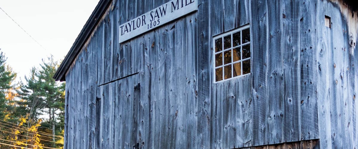 Restored up and down saw mill in Derry NH