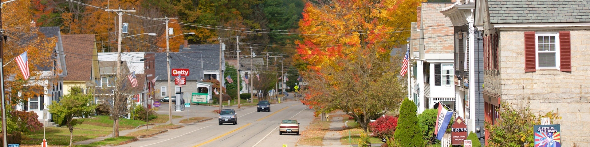 New Hampshire which includes fall colors