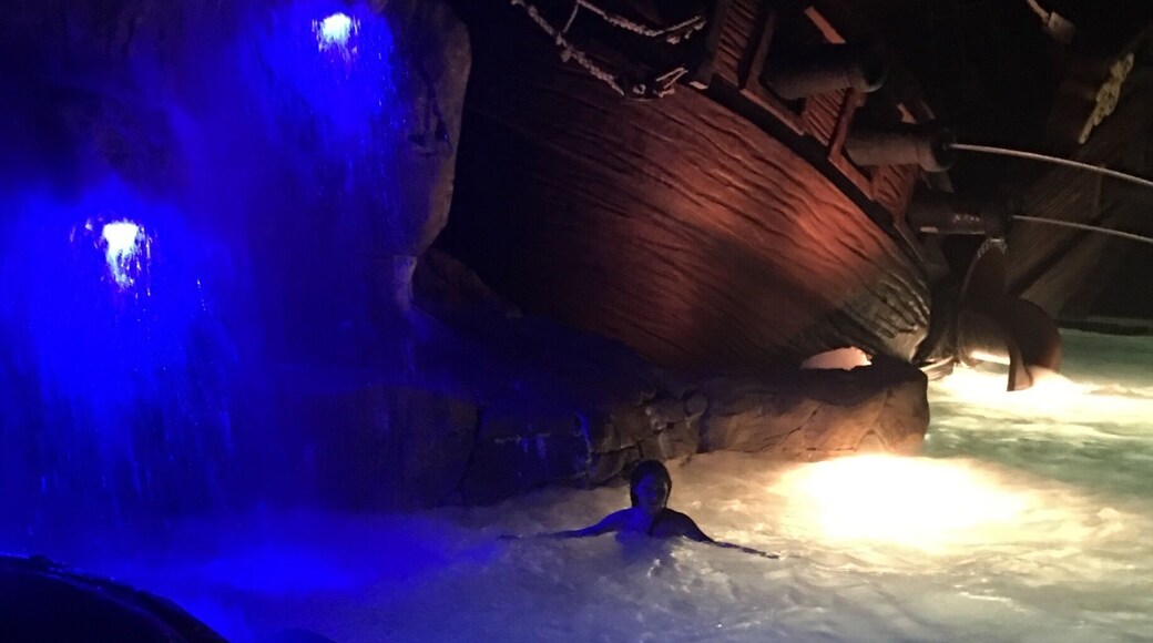 Night swim at the campground