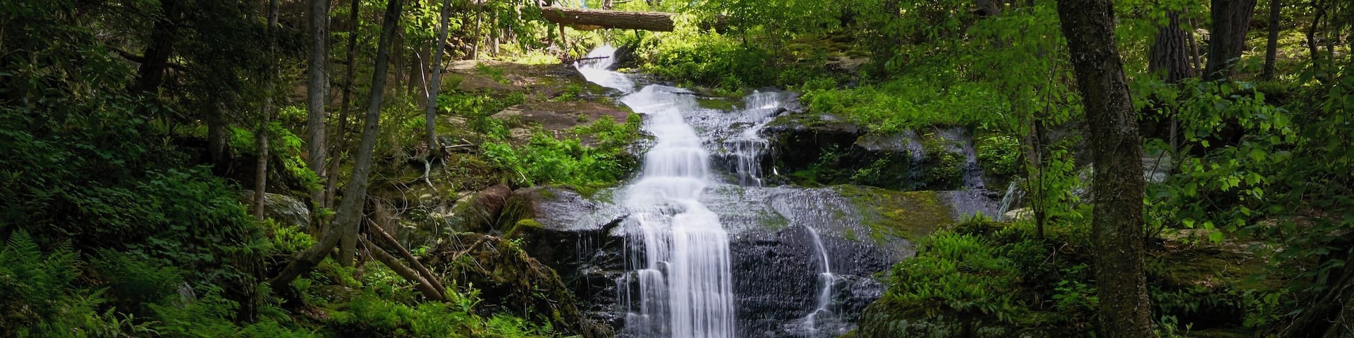 Buttermilk Falls located off the beaten path in the Delaware Water Gap