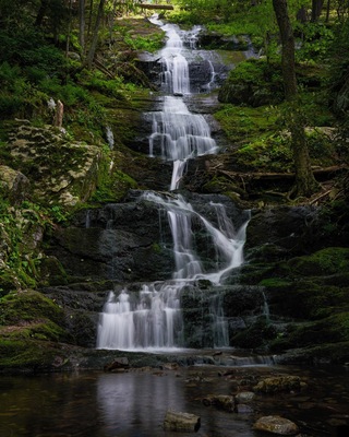 Buttermilk Falls located off the beaten path in the Delaware Water Gap