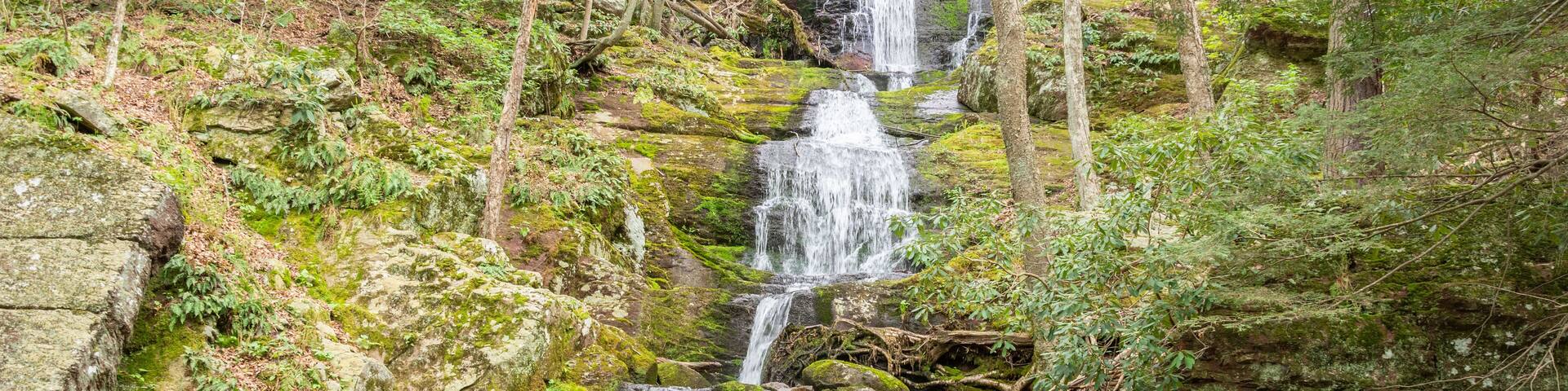 Buttermilk Falls in Delaware Water Gap National Recreation Area, NJ