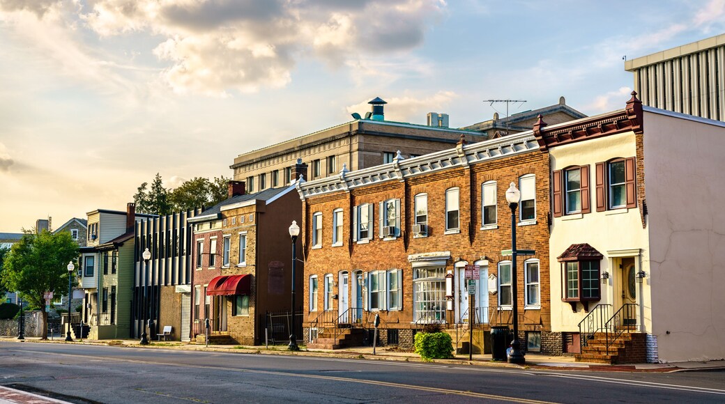 Architecture of downtown Trenton in New Jersey, United States