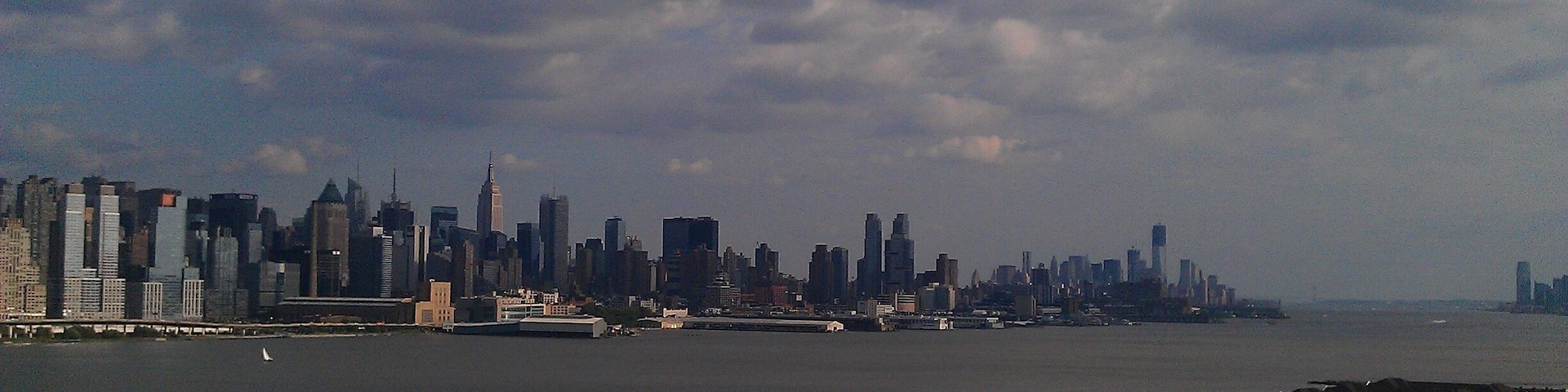 The New York Skyline. Taken from The New Jersey side.