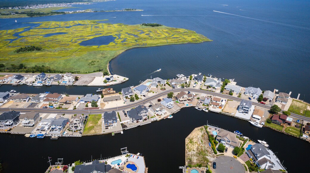 Aerial of Lanoka Harbor F Cove NJ