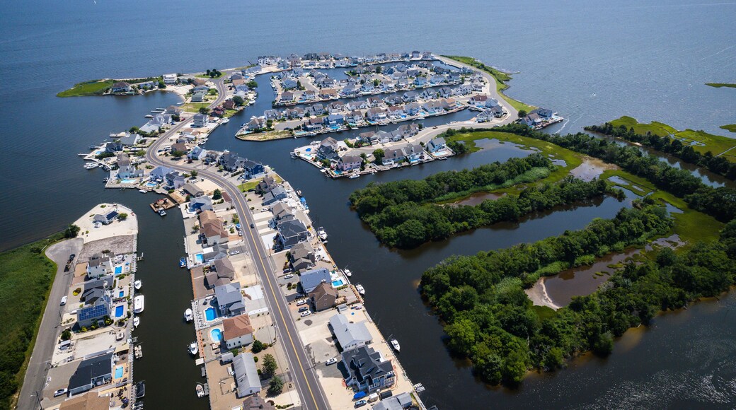 Aerial of Lanoka Harbor F Cove NJ