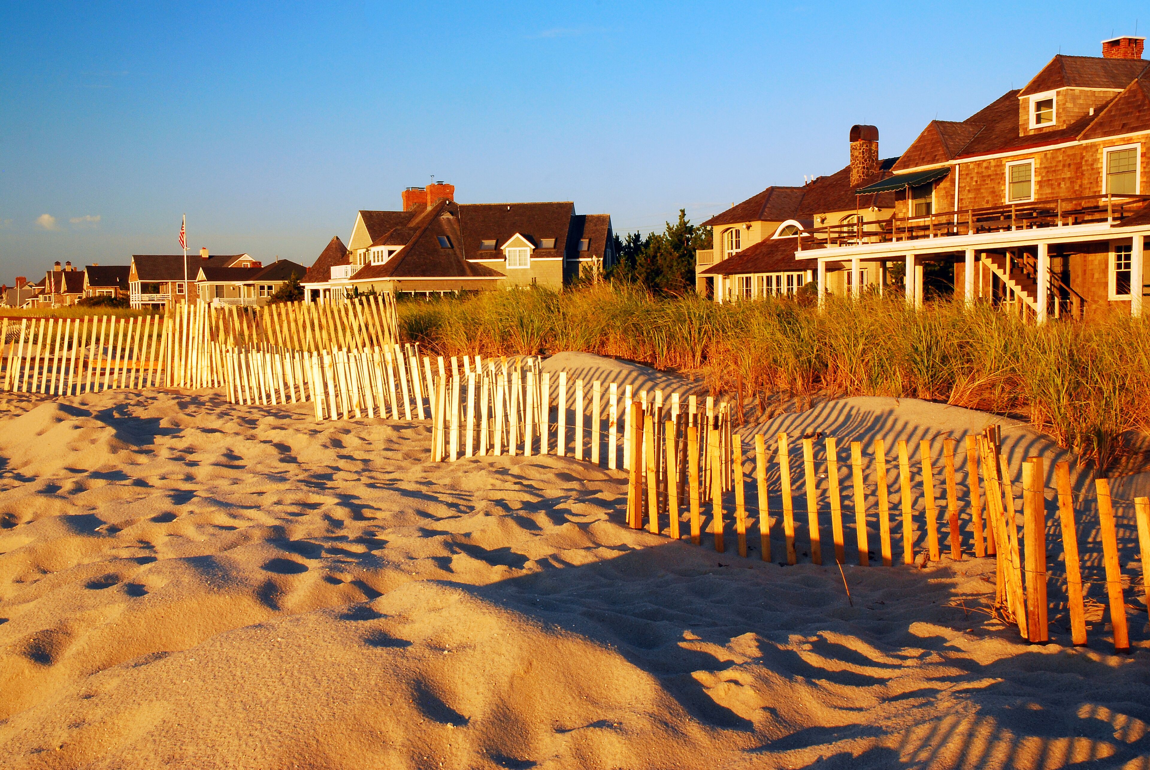 Summer homes along the Jersey Shore