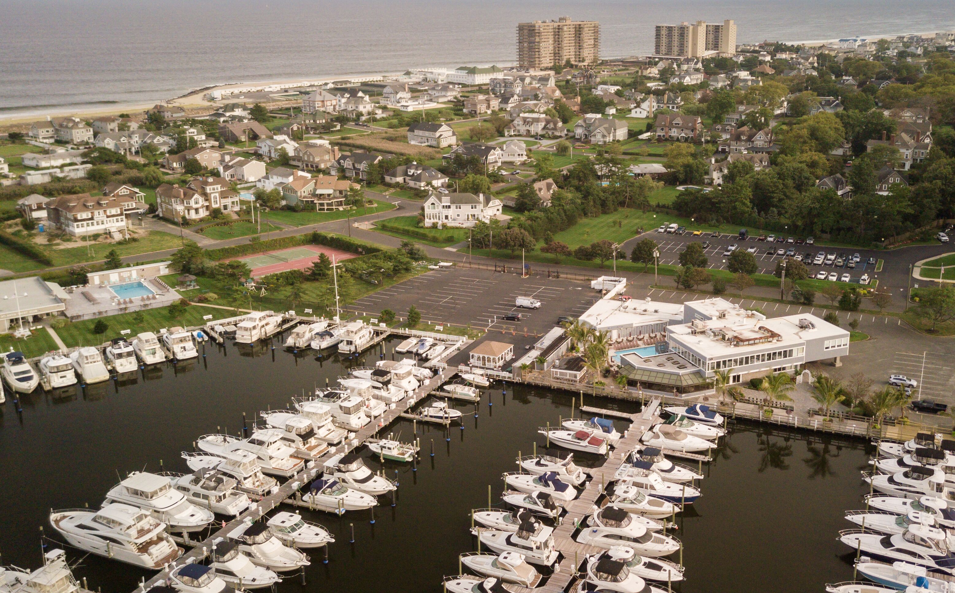 Aerial of Seabright NJ