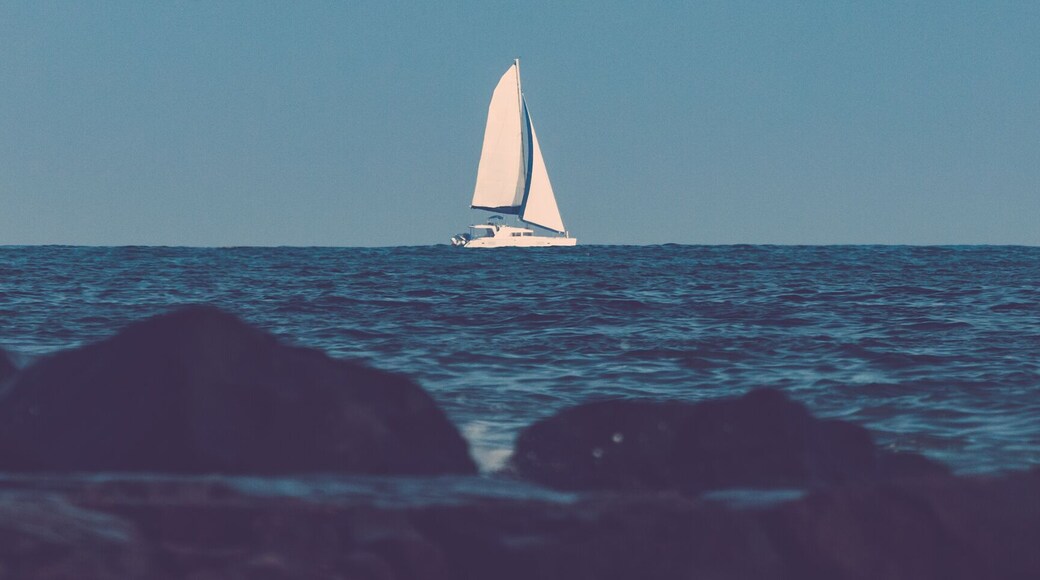 Sailboat on Atlantic Ocean