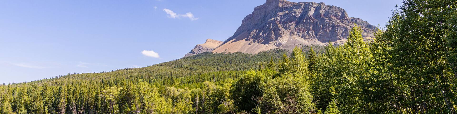 Scenic View of Beaver Mines Lake in Alberta, Canada