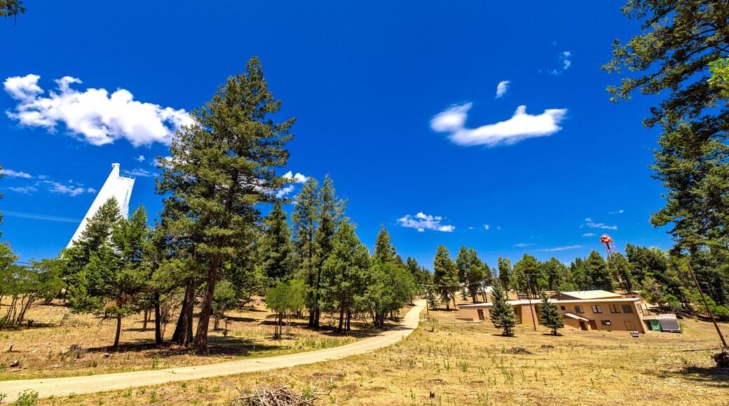 Located at an altitude of 9200 ft in the scenic Lincoln National Forest, Sunspot Solar Observatory is home to gorgeous vistas, historical landmarks, and one of the largest active solar telescopes.