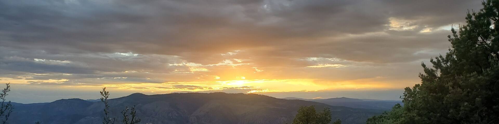 Sunset in Gila National Forest