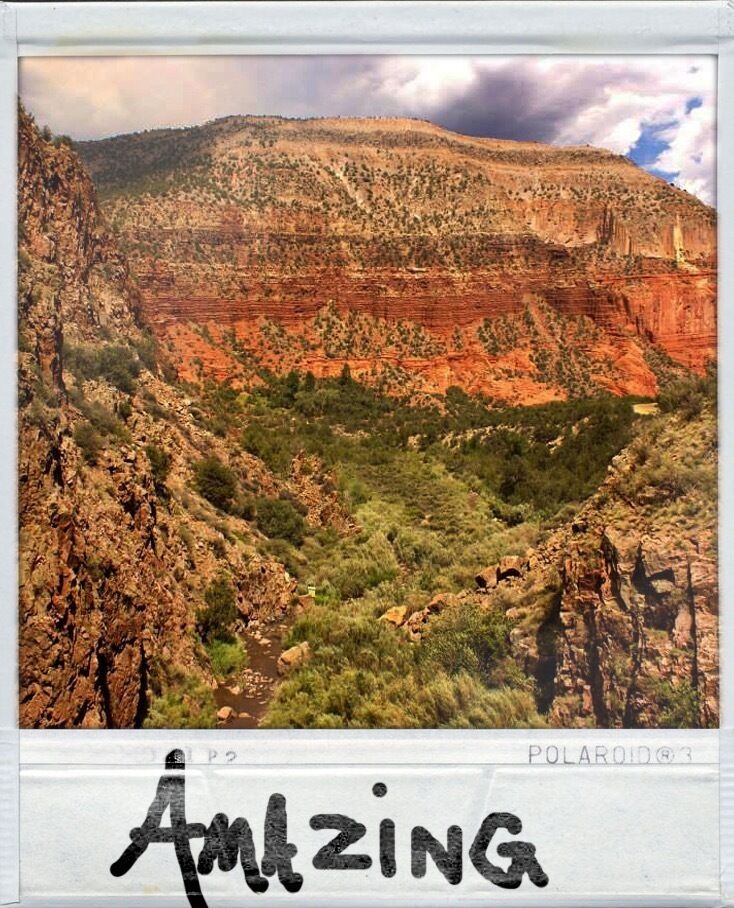 Across from the Gilman Tunnels in the Guadalupe Box rests Guadalupita Mesa at an elevation of 7,464 ft/2,275 m. The volcanic red mountains are something not to miss.