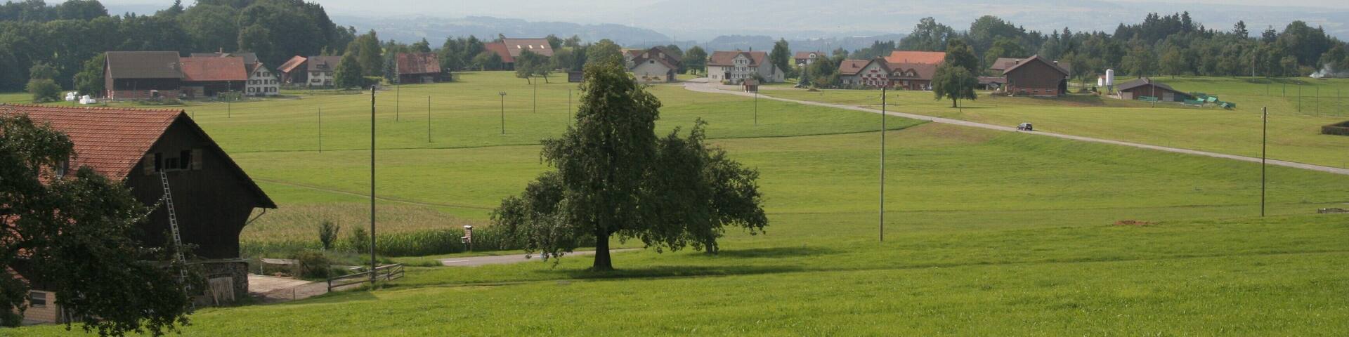 Der Weiler Niederwil in Waldkirch, Schweiz