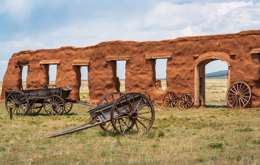 Inside the Ruins at Fort Union National Monument