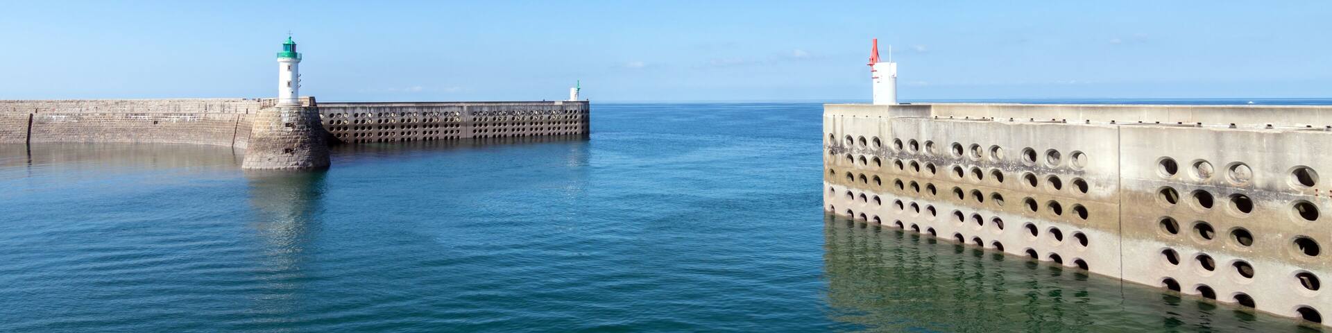 The Port of Dielette, Normandy, France