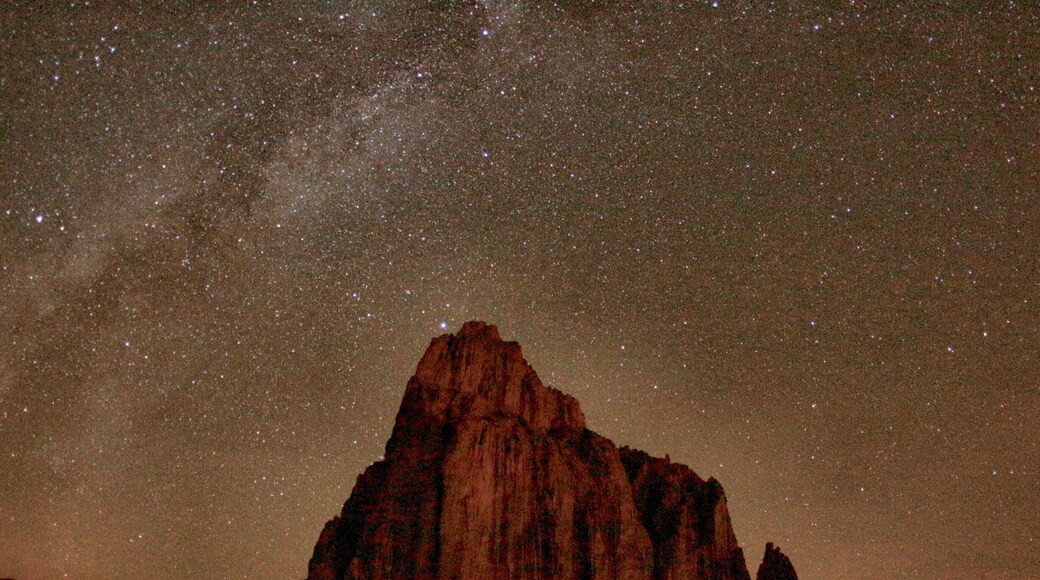 The Navajo call this Tsé Bit a í, Rock with wings. Shiprock as we know it. This incredible rock formation or monadnock rises 1583 feet above the desert floor in an area of the Navajo Nation of New Mexico. It is the remnants of a volcanic throat from an estimated 27 million years ago. Wall like arms radiate out from throat that were once lava flows. Erosion over the 27 million years has exposed this rock formation. #newmexico #shiprock #nightsky #milkyway #stars #billionsandbillionsofstars #getoutside #goexplore #quiet #awesome #natureporn #nightsky