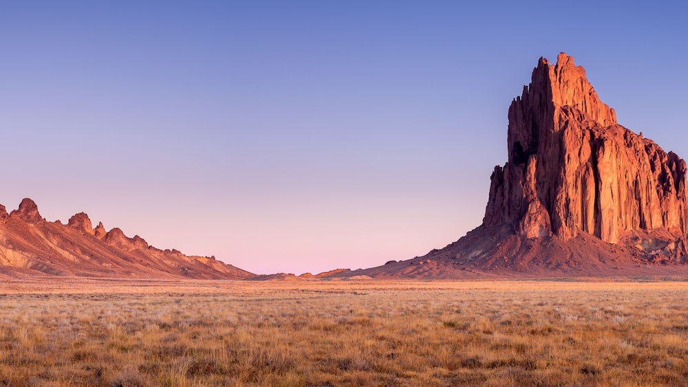 Shiprock New Mexico Southwestern Desert Landscape