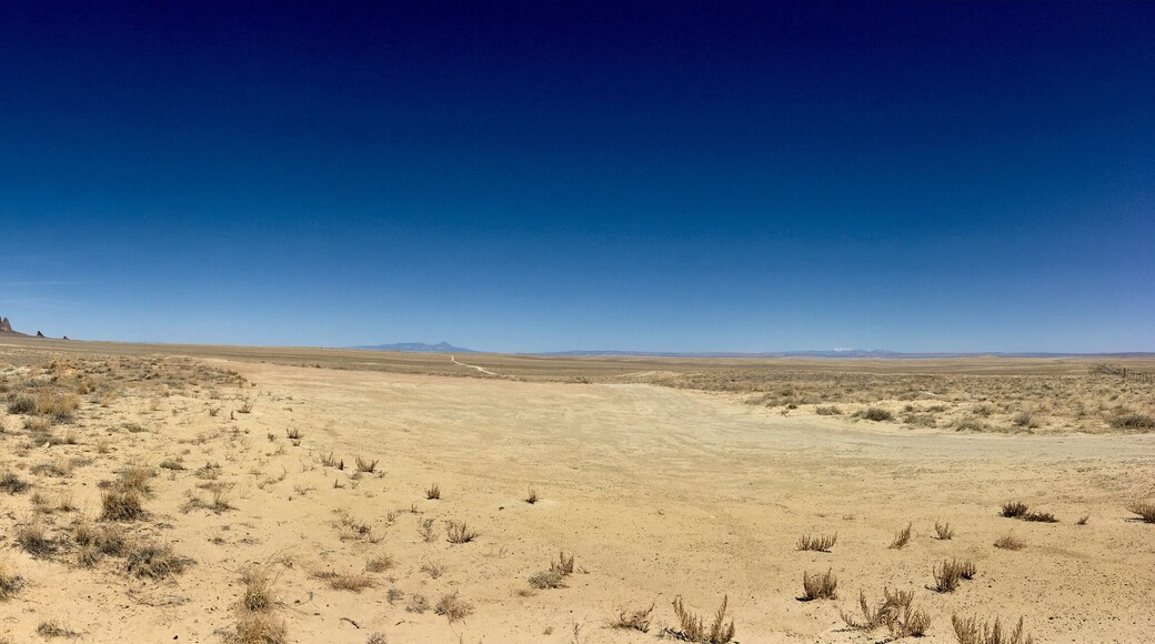 Ship Rock , New Mexico. A landmark for the pioneers