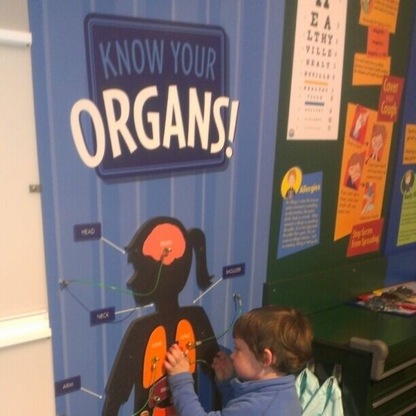 Stepping Stones children's museum. The water works air ball extravaganza would be a better shot but they all ended blurred!