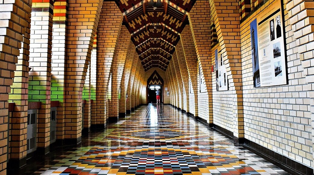 Amazing architecture at this abbey on the shores of a lake in Quebec's Eastern Townships. About 50 monks live there and dedicate themselves to prayer and meditation. They also make great cheese and cider, which are sold in a shop on site.