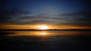 Sunrise on Lake Champlain, New York. Serene and beautiful !