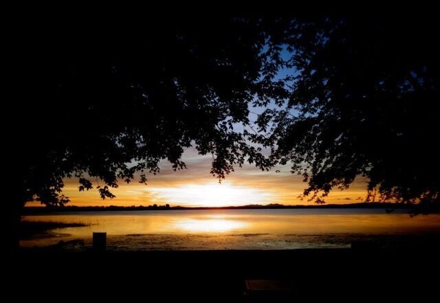 Sunrise on Lake Champlain, New York 