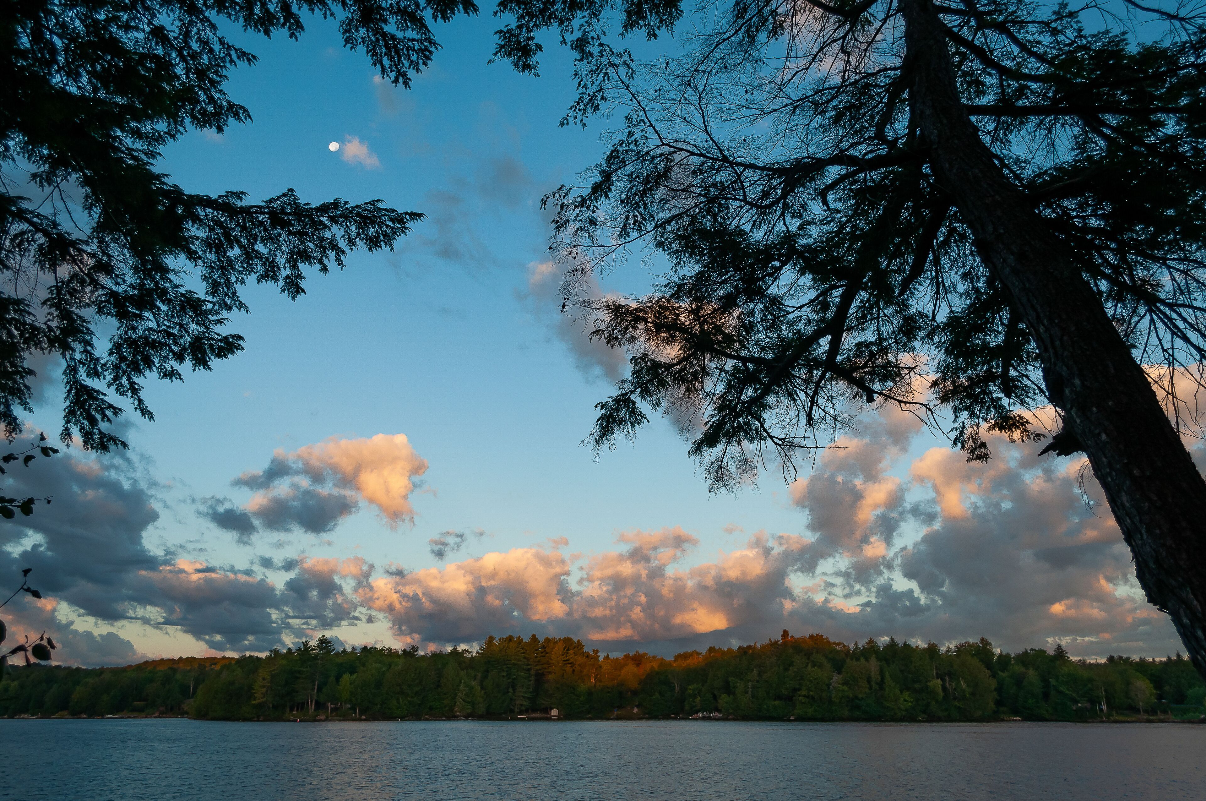 Sunrise Over Cranberry Lake, Adirondack Forest Preserve, New York, USA
