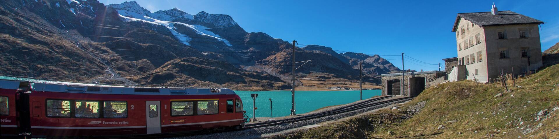 Bahnhof Ospizio Bernina.