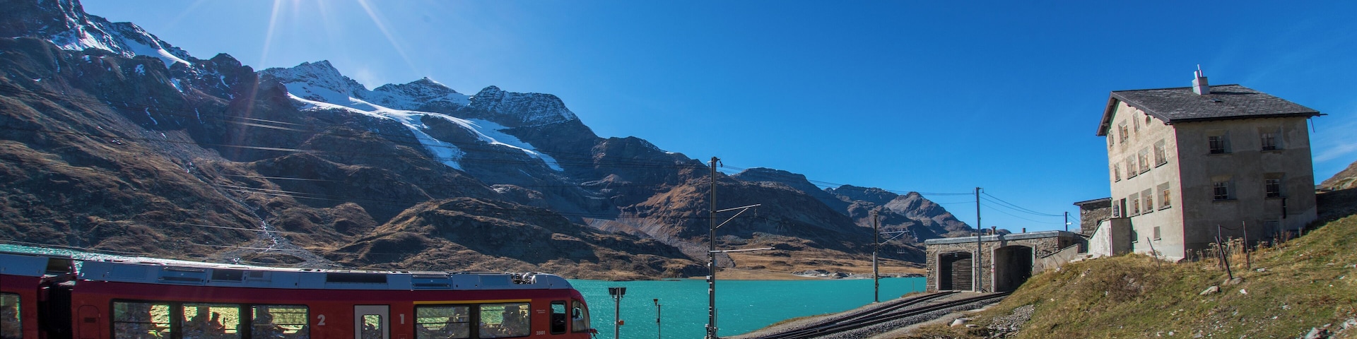 Bahnhof Ospizio Bernina.