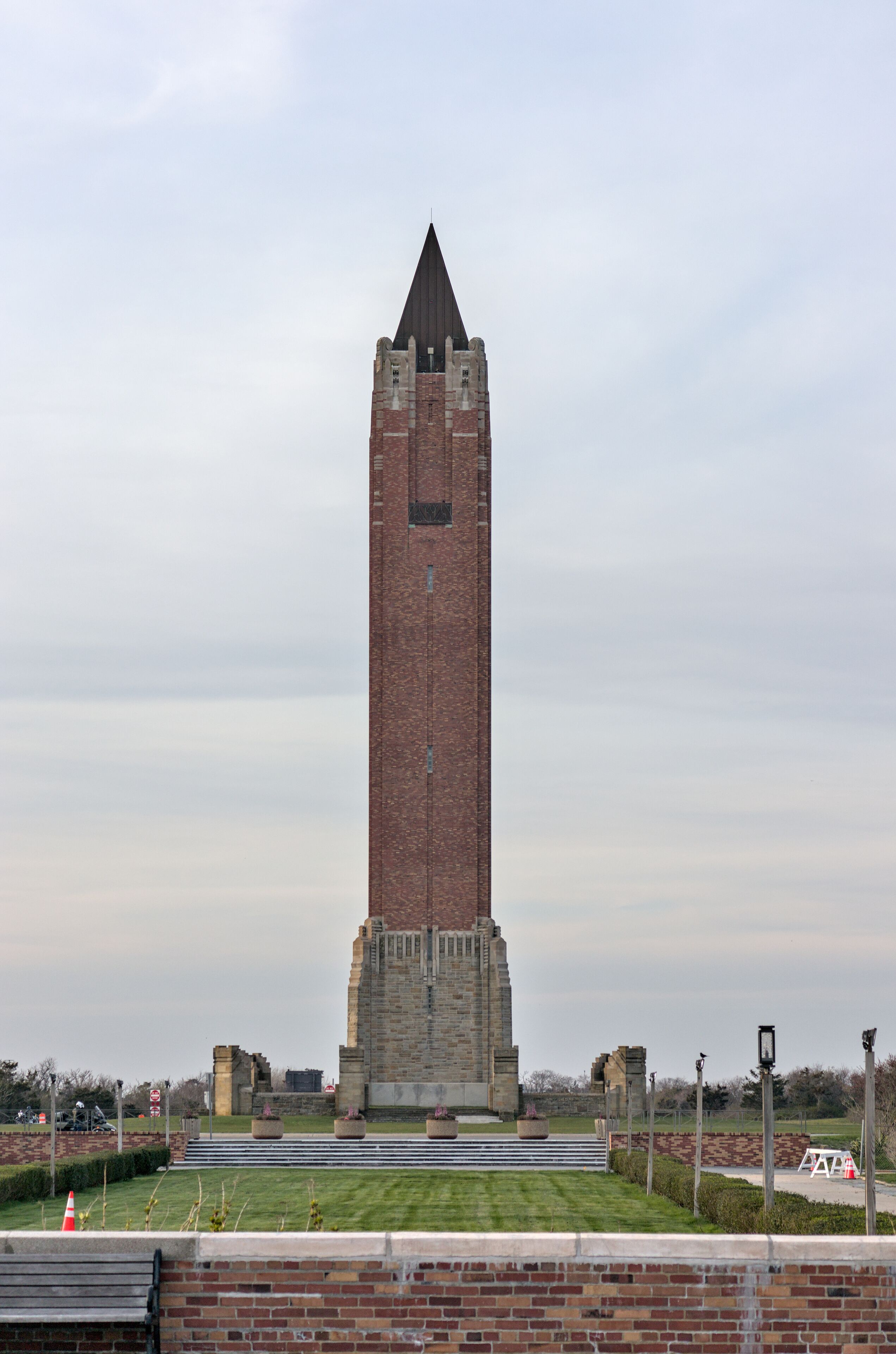 jones beach water tower building detail (robert moses designed public park in wantagh, long island, nassau county, new york) design based on St Mark's Campanile in venice