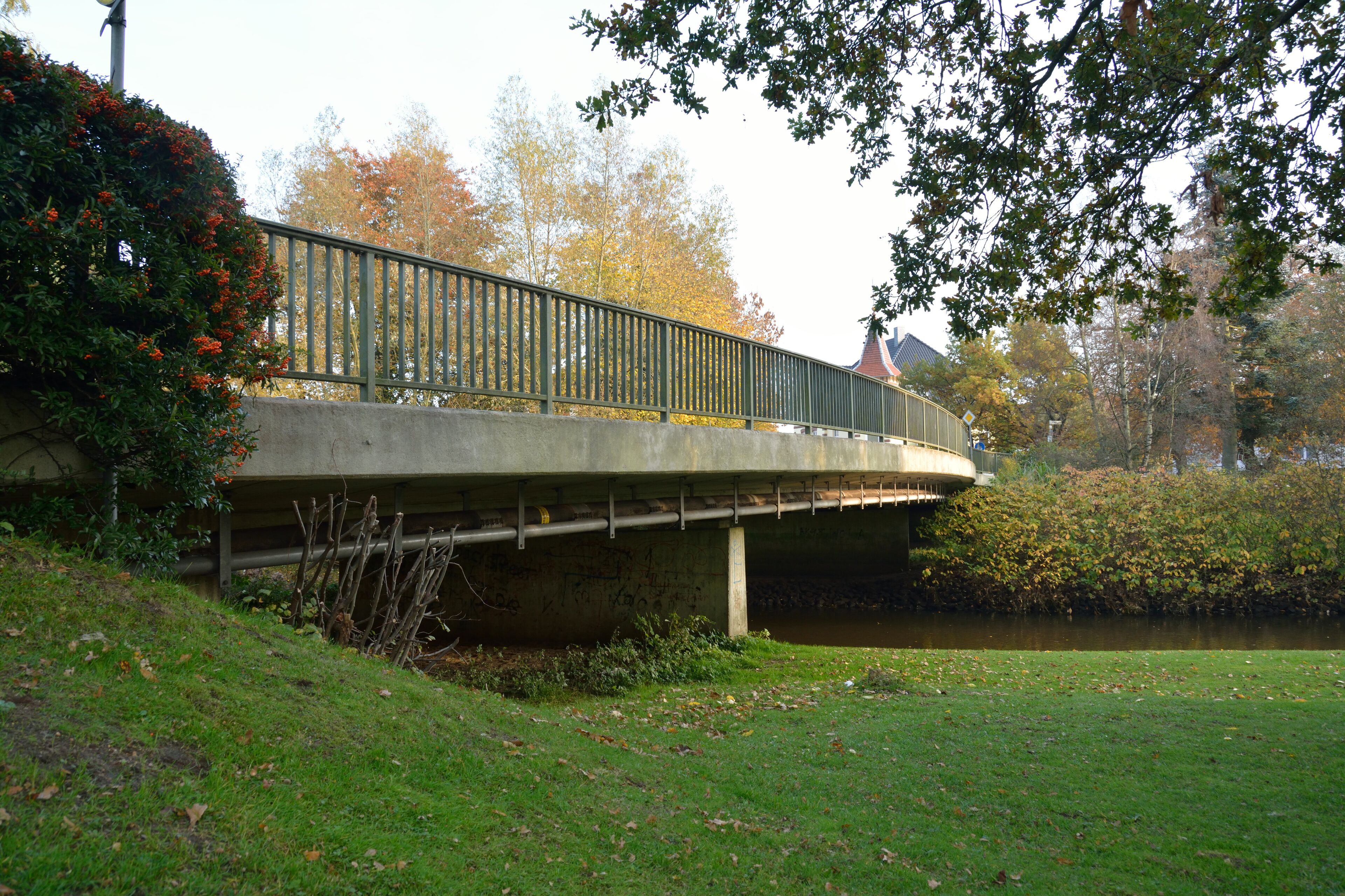 Die Störbrücke der Kreisstrasse 65 in Kellinghusen