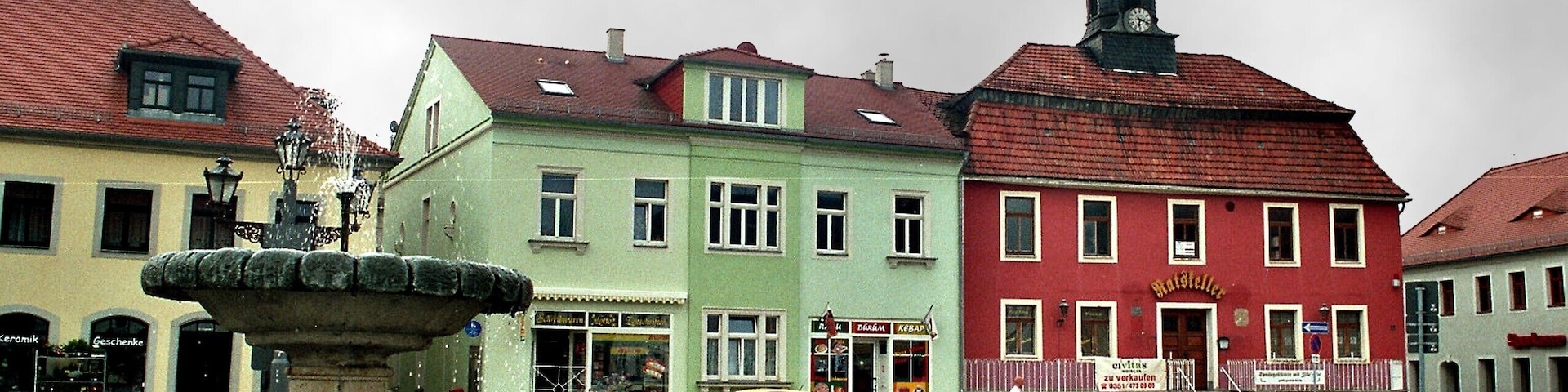 Radeburg, the town square