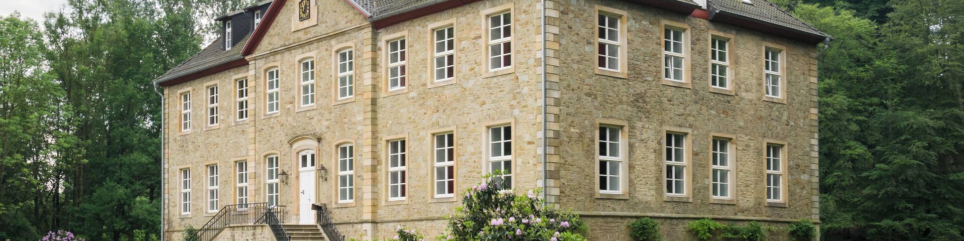 Krebsburg Manor. Ostercappeln, Osnabrück Land, Lower Saxony, Germany