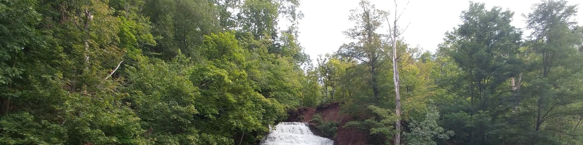 Holley Falls at Holley Falls Park.