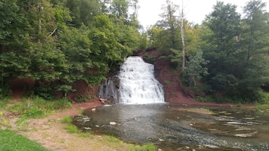 Holley Falls at Holley Falls Park.