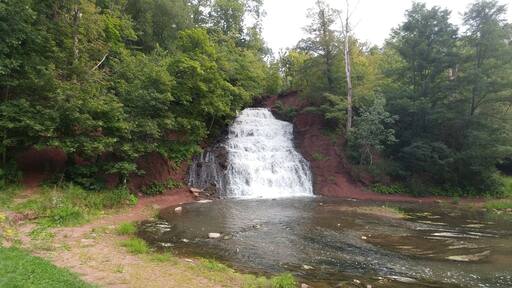 Holley Falls at Holley Falls Park.
