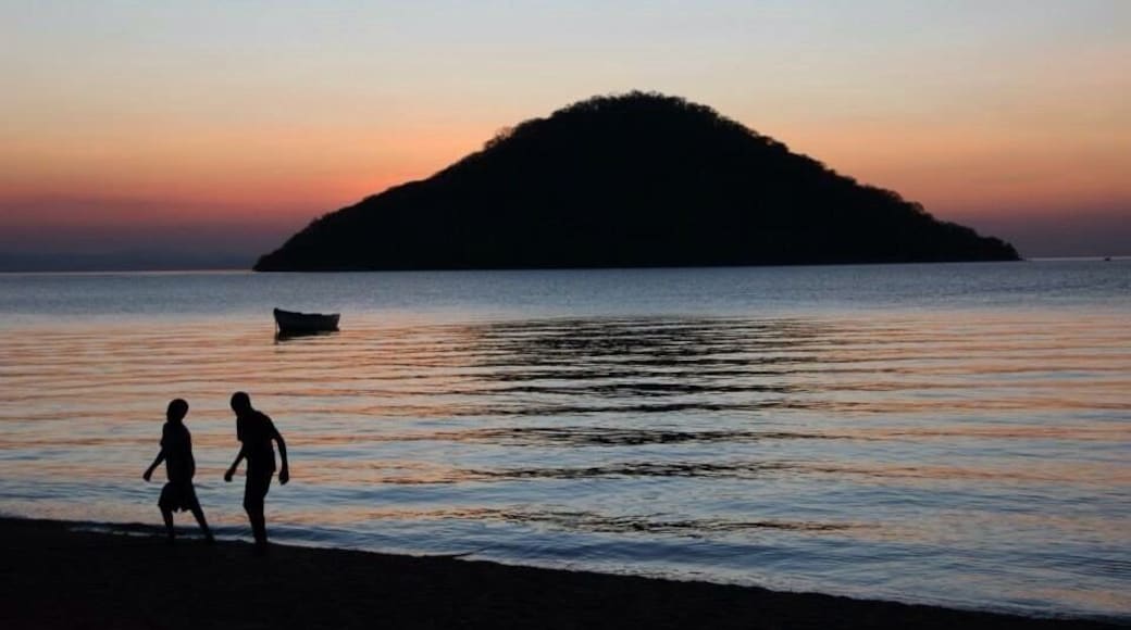 This is the view you'll see almost every night at Cape Maclear. Take a trip out in a kayak and see it from the lake!