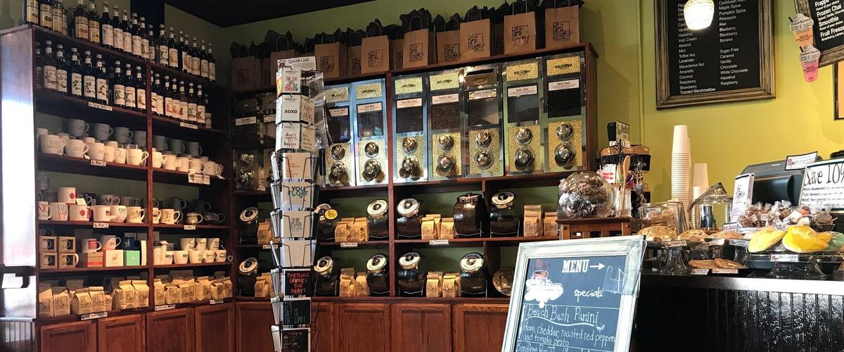 Love this local coffee shop! Lots of great coffee flavors.