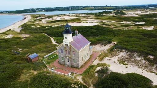 Lighthouse on Block Island, Rhode Island