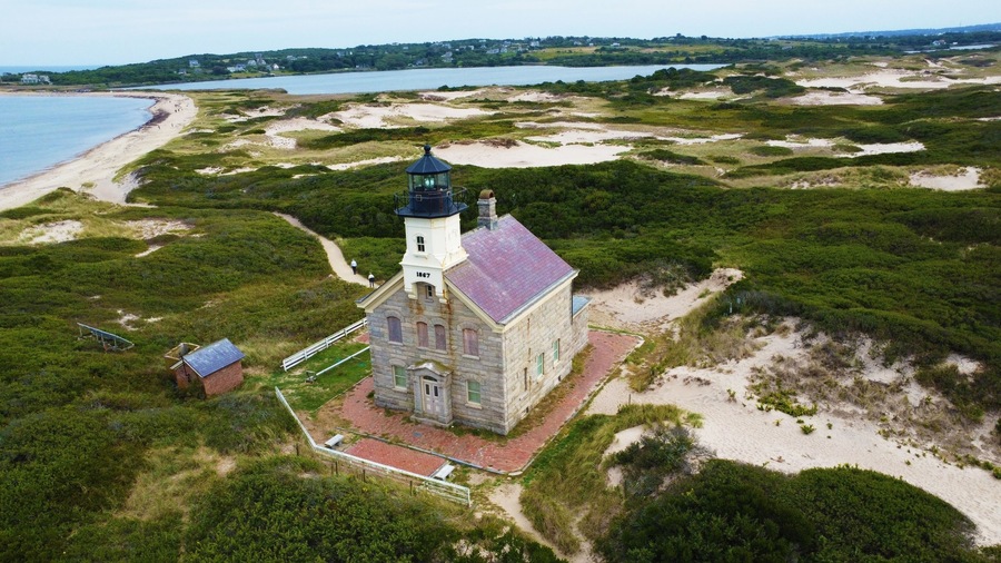 Lighthouse on Block Island, Rhode Island