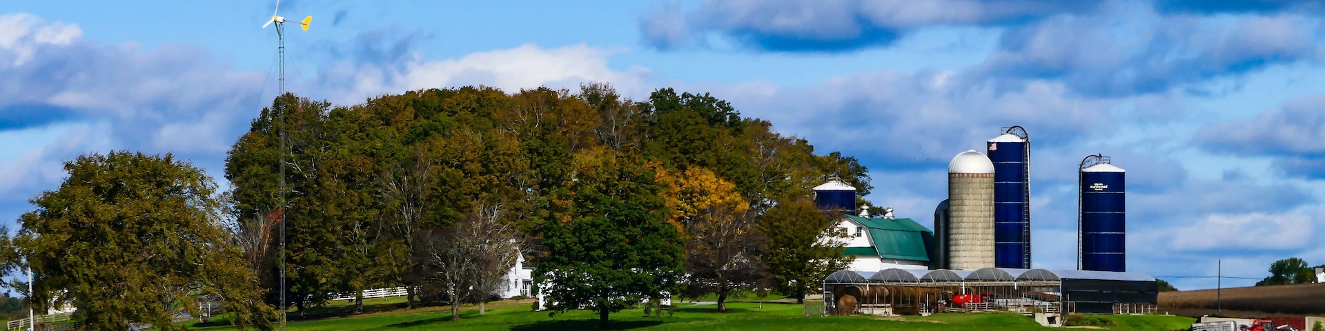 Millerton, New York USA A farm and landscape.