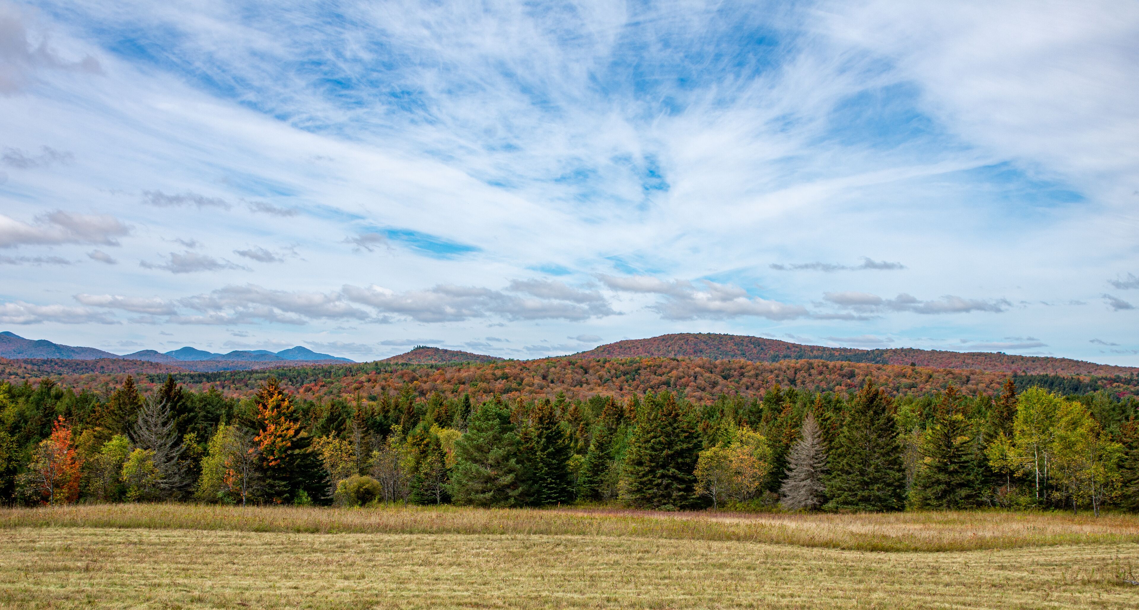 Fall foliage in the Adirondack Mountains
