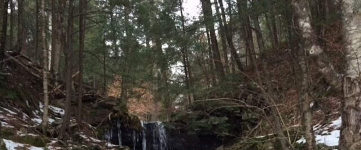 Hiking up to The beautiful Kaatetskill Falls' in the catskill mountains of New York !! #hiking
#waterlust