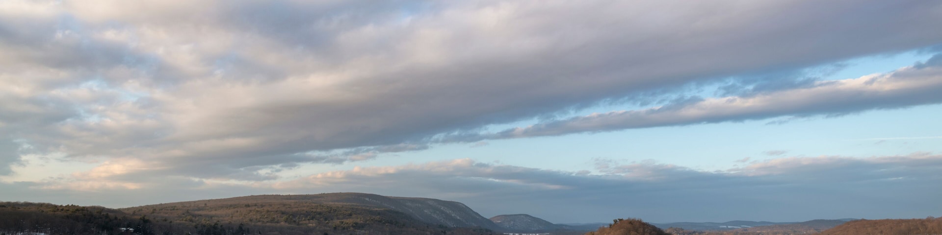 Snow Hillside Overlooking the Hudson Valley, Pine Plains, New York