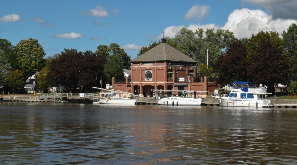 Visitor's Center at Waterford, New York at the entrance of the New York State Barge Canal System,