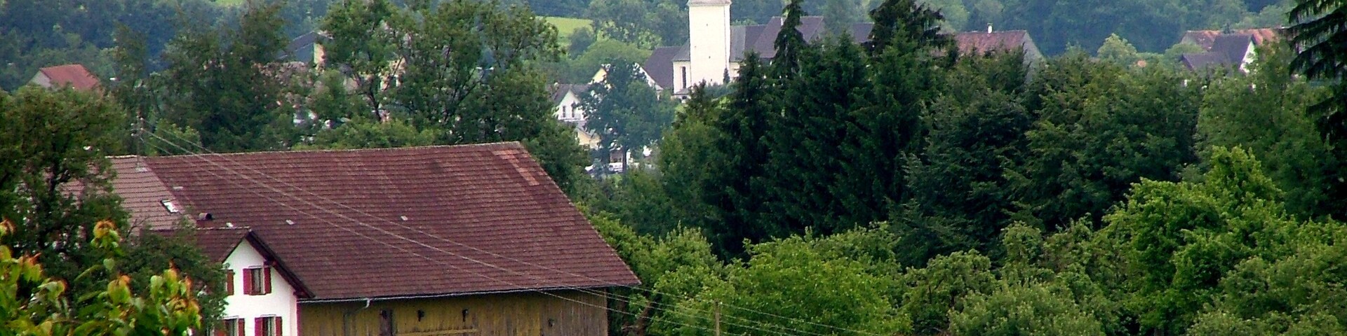 Blick auf Niederstaufen